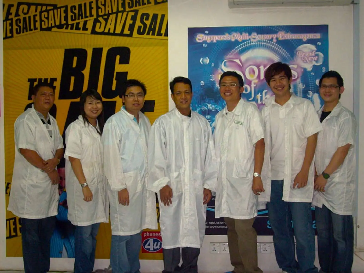 Photo showing Nejilock Batam production team